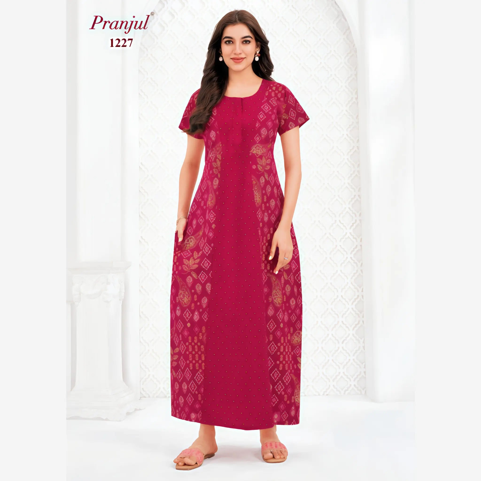 Pranjul Cotton Nighty 1227
