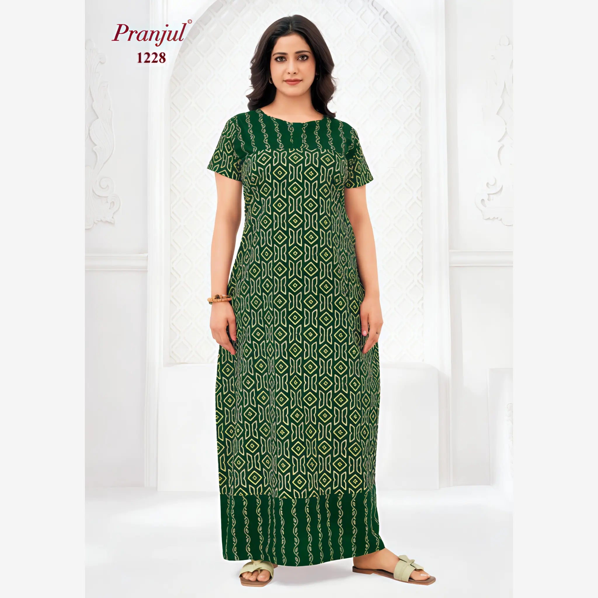 Pranjul Cotton Nighty 1228