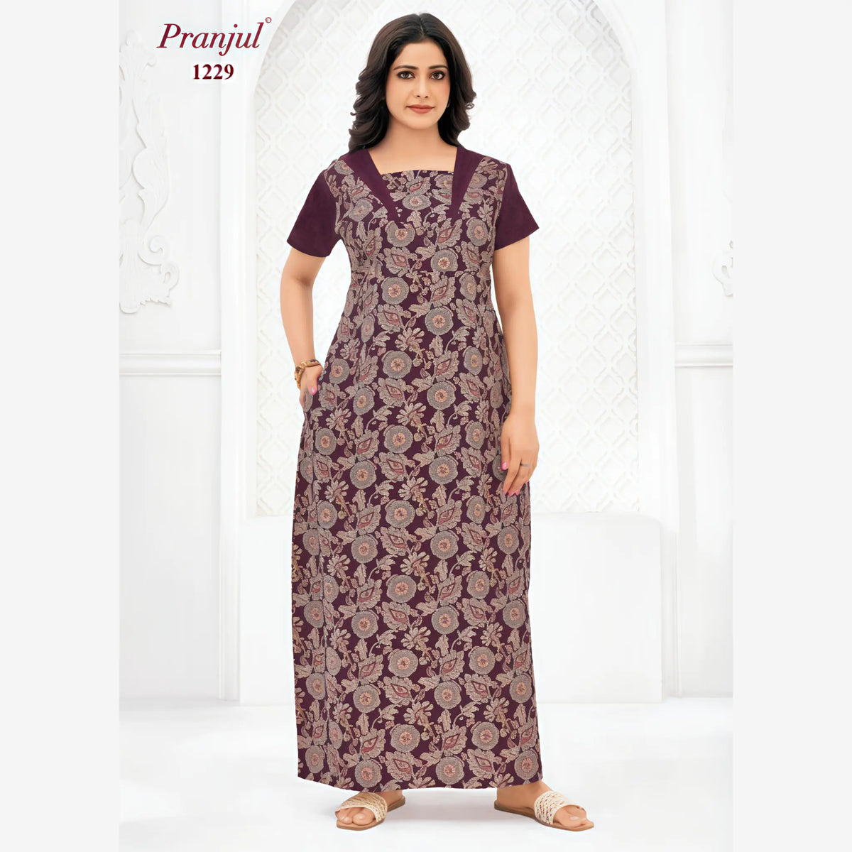 Pranjul Cotton Nighty 1229