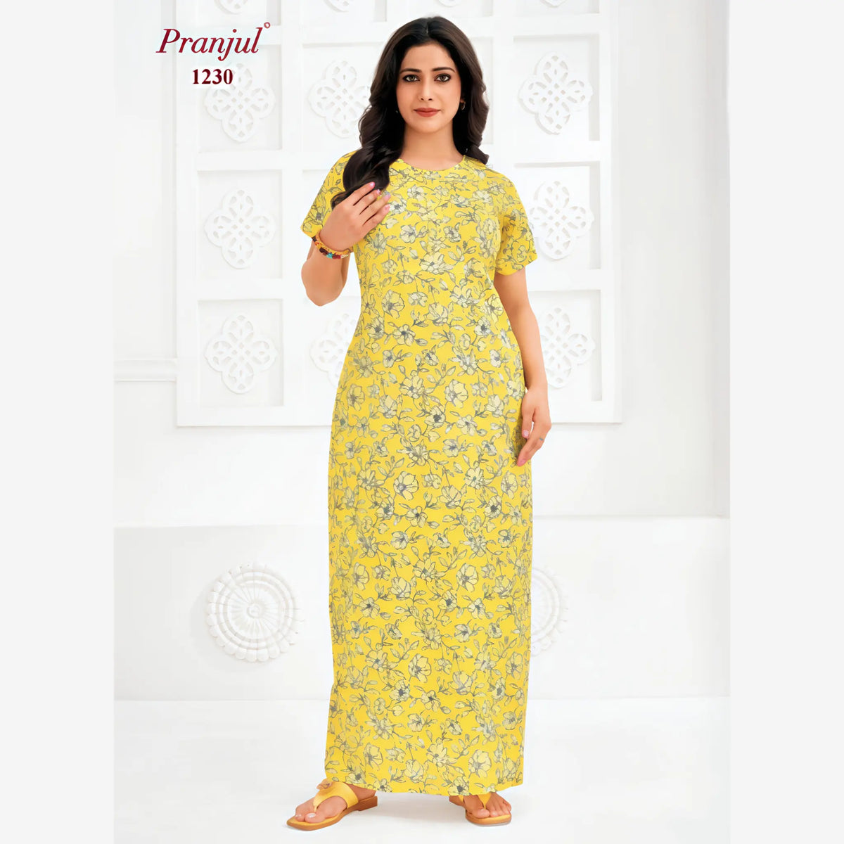 Pranjul Cotton Nighty 1230