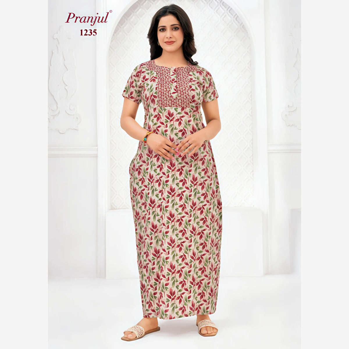Pranjul Cotton Nighty 1235