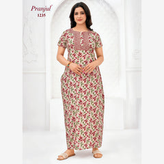 Pranjul Cotton Nighty 1235