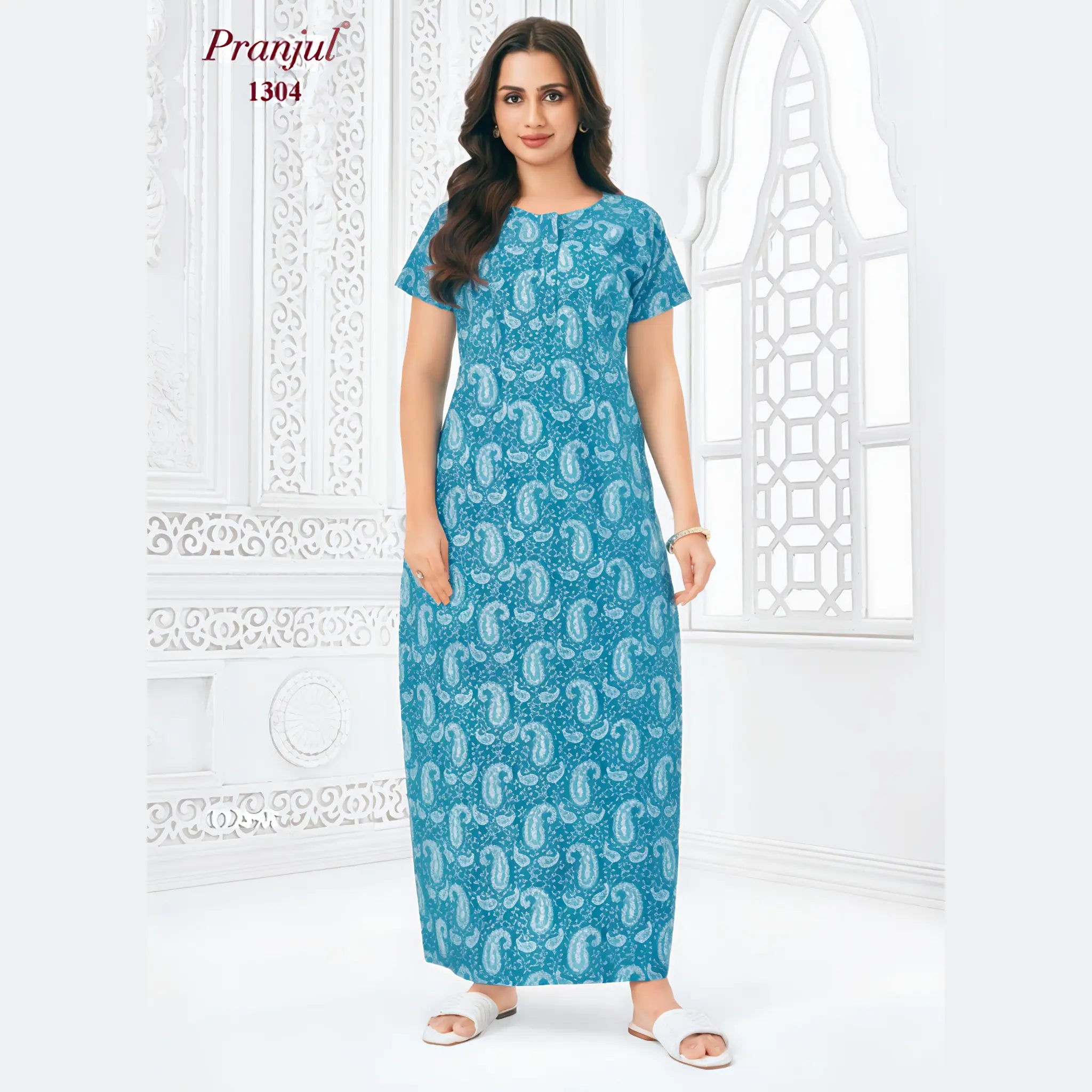 Pranjul Cotton Nighty 1304