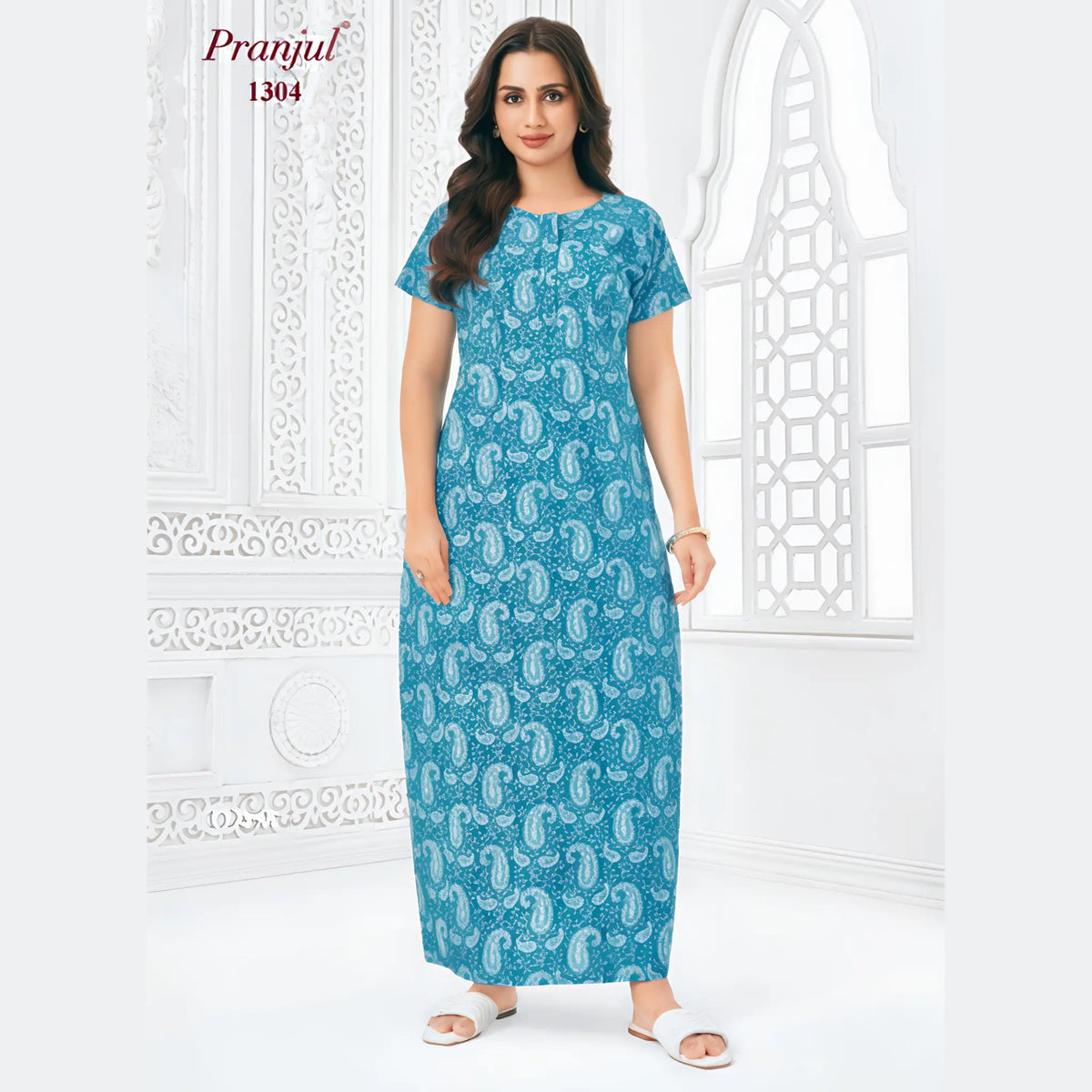Pranjul Cotton Nighty 1304