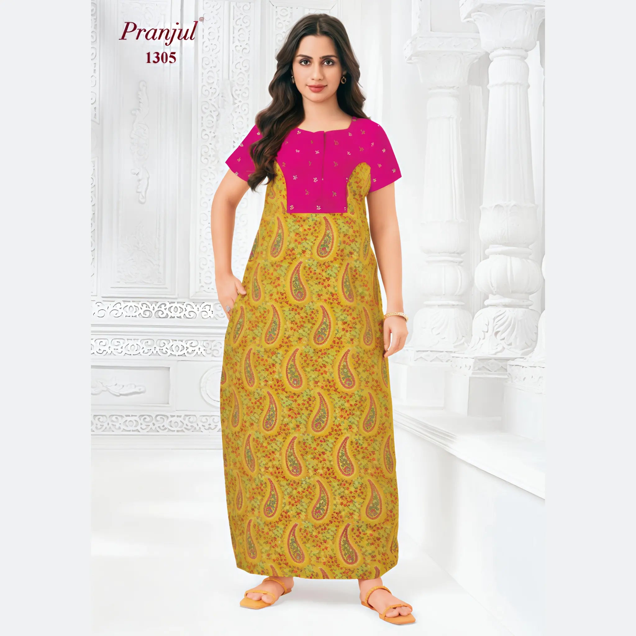 Pranjul Cotton Nighty 1305