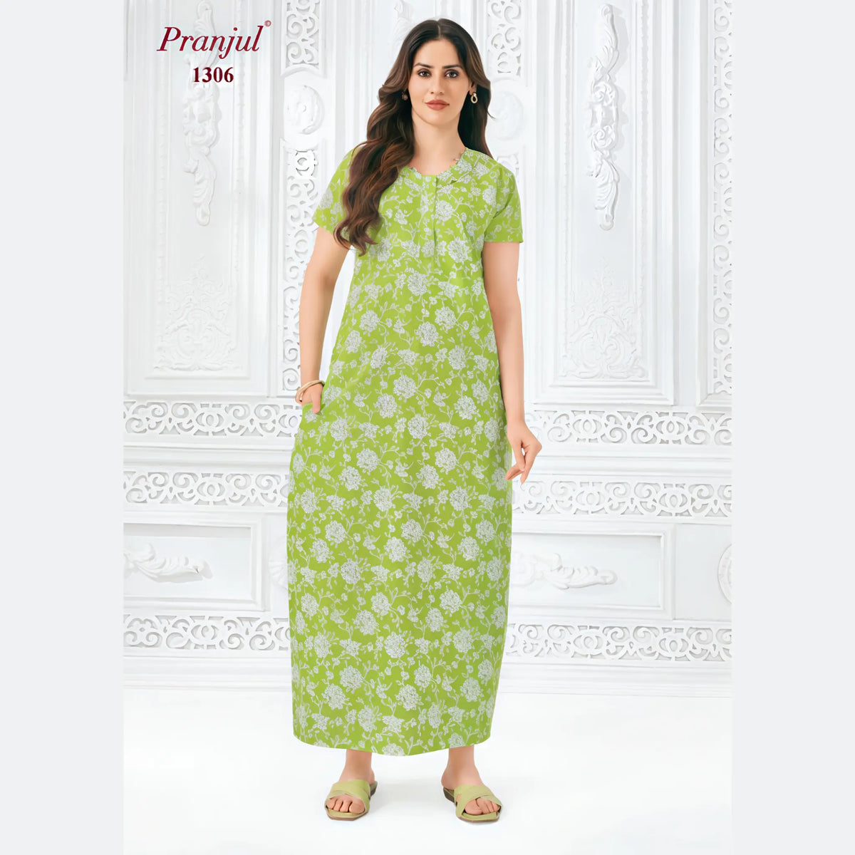 Pranjul Cotton Nighty 1306 Main image