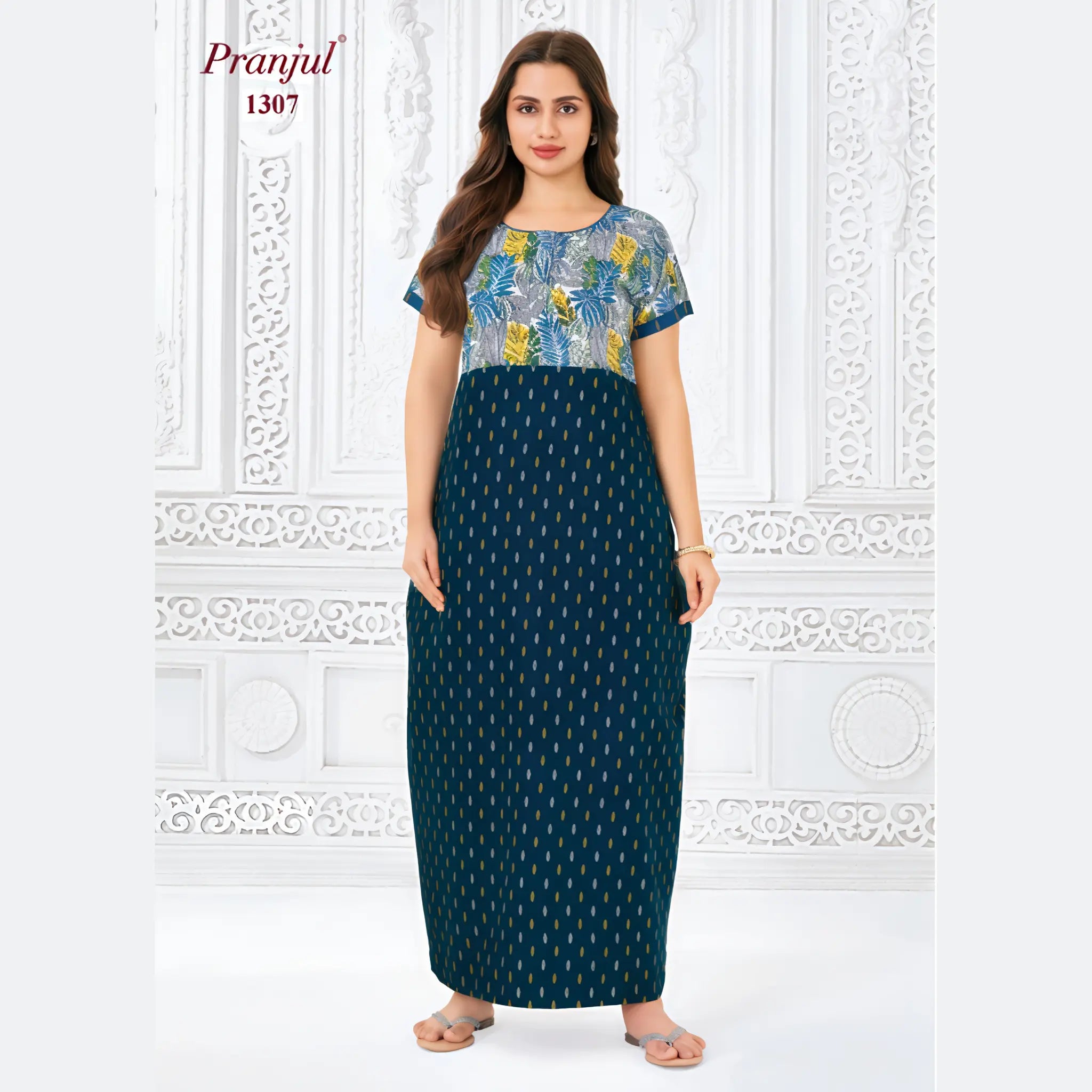 Pranjul Cotton Nighty 1307