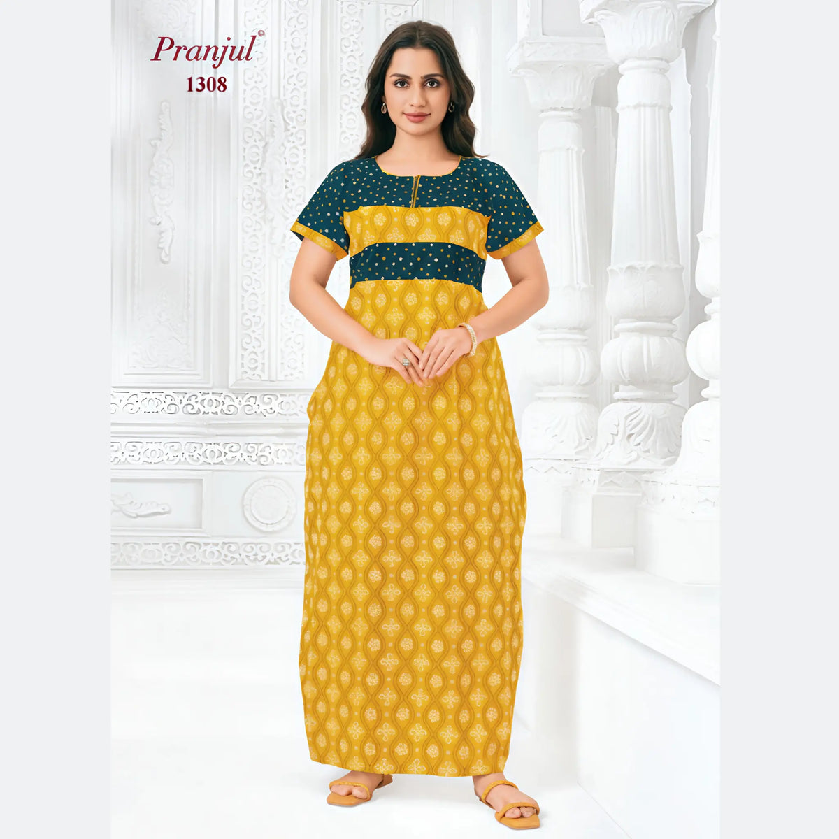 Pranjul Cotton Nighty 1308 Main image