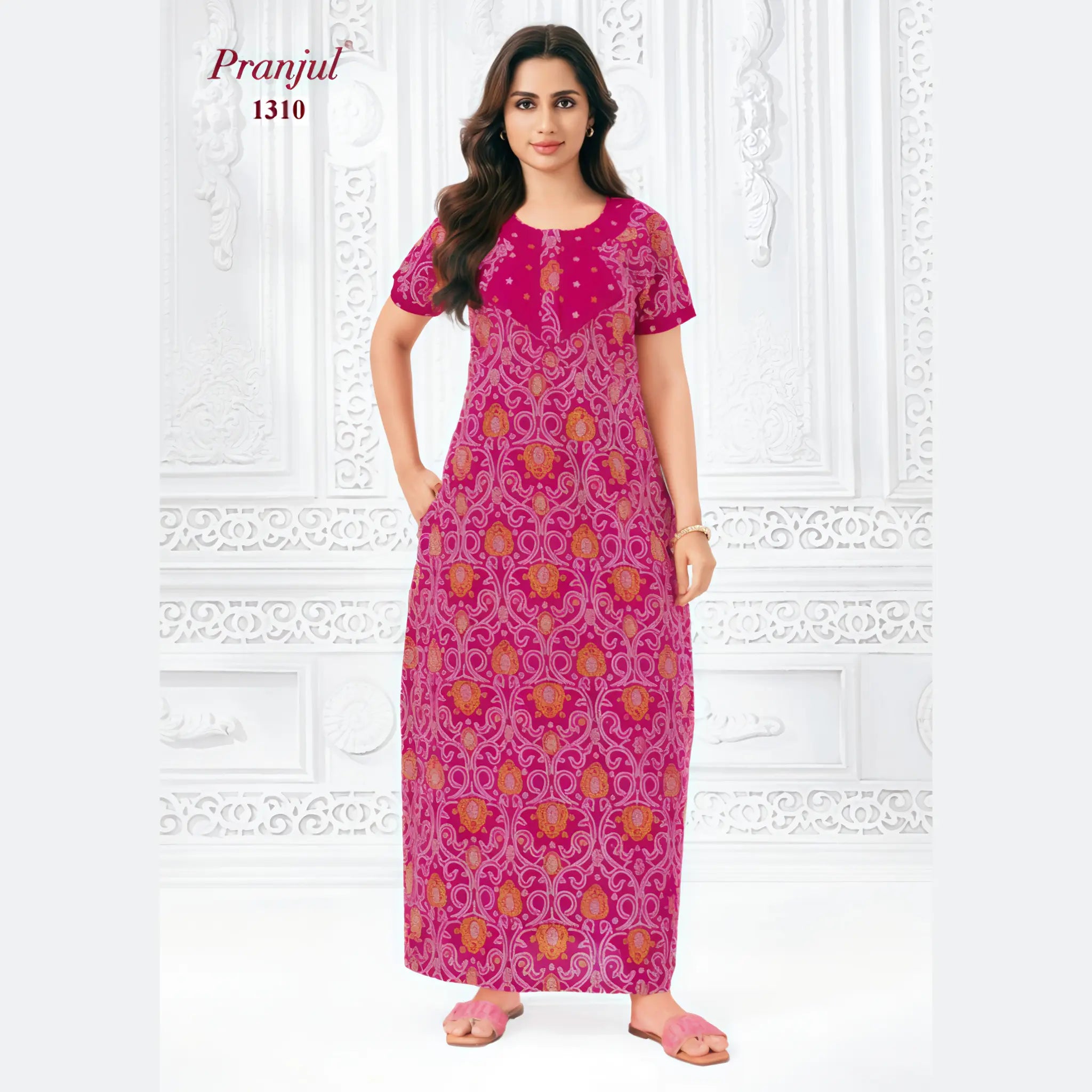 Pranjul Cotton Nighty 1310