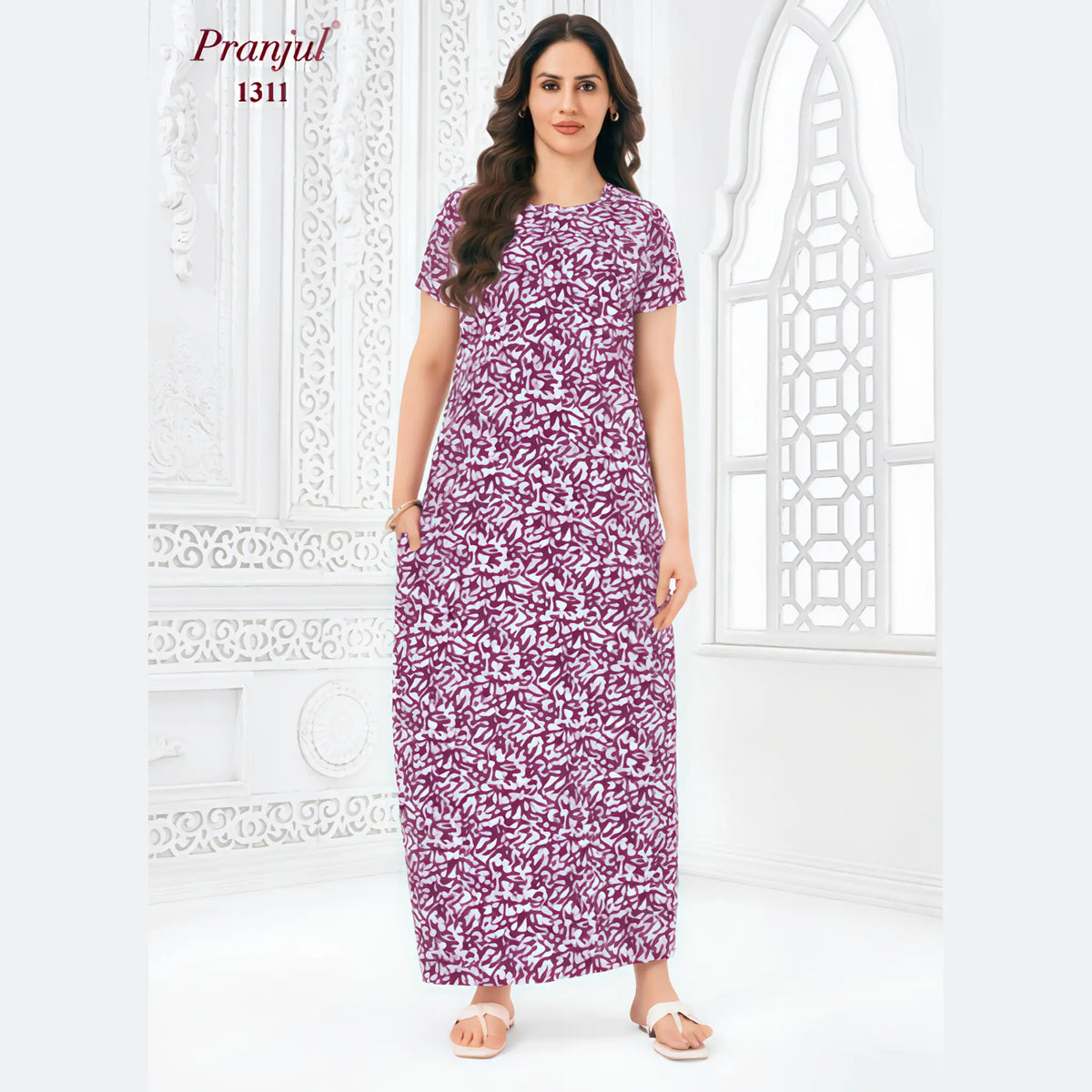Pranjul Cotton Nighty 1311 Main image