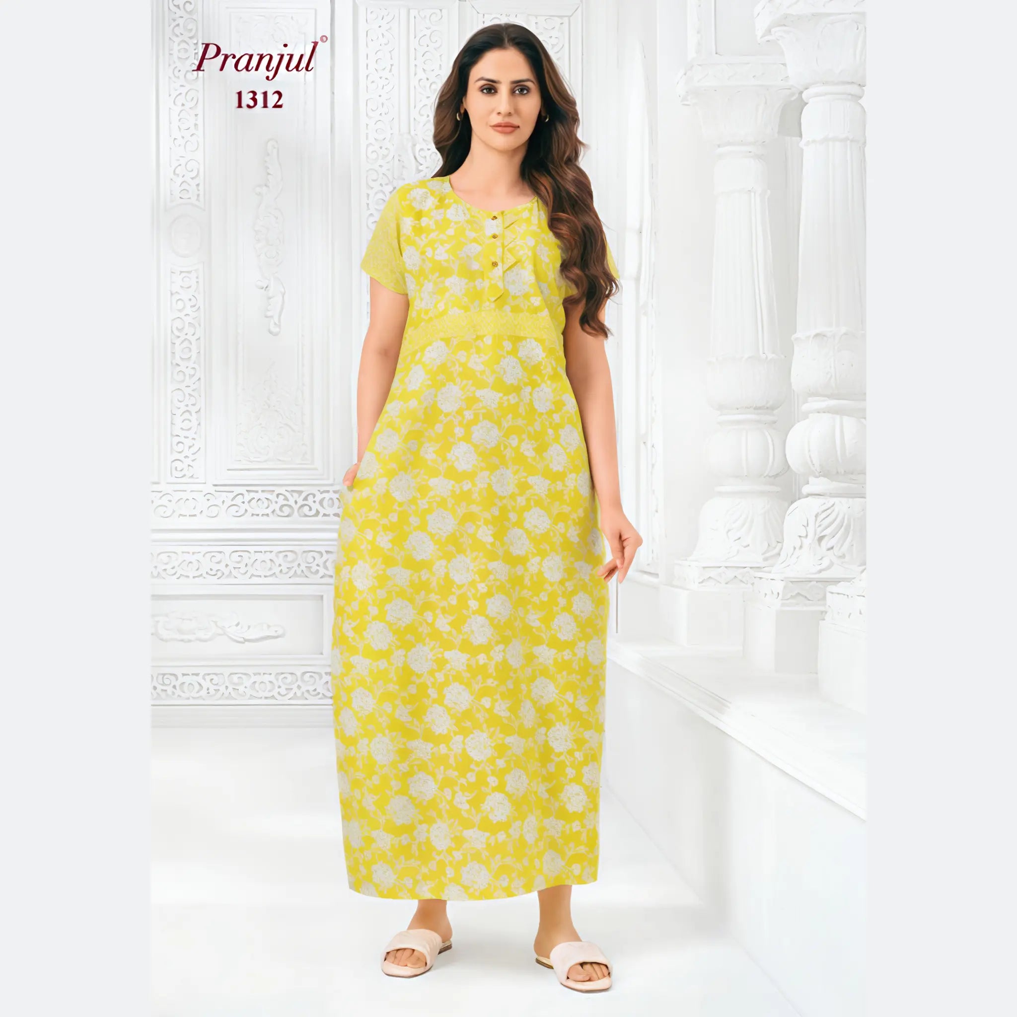 Pranjul Cotton Nighty 1312