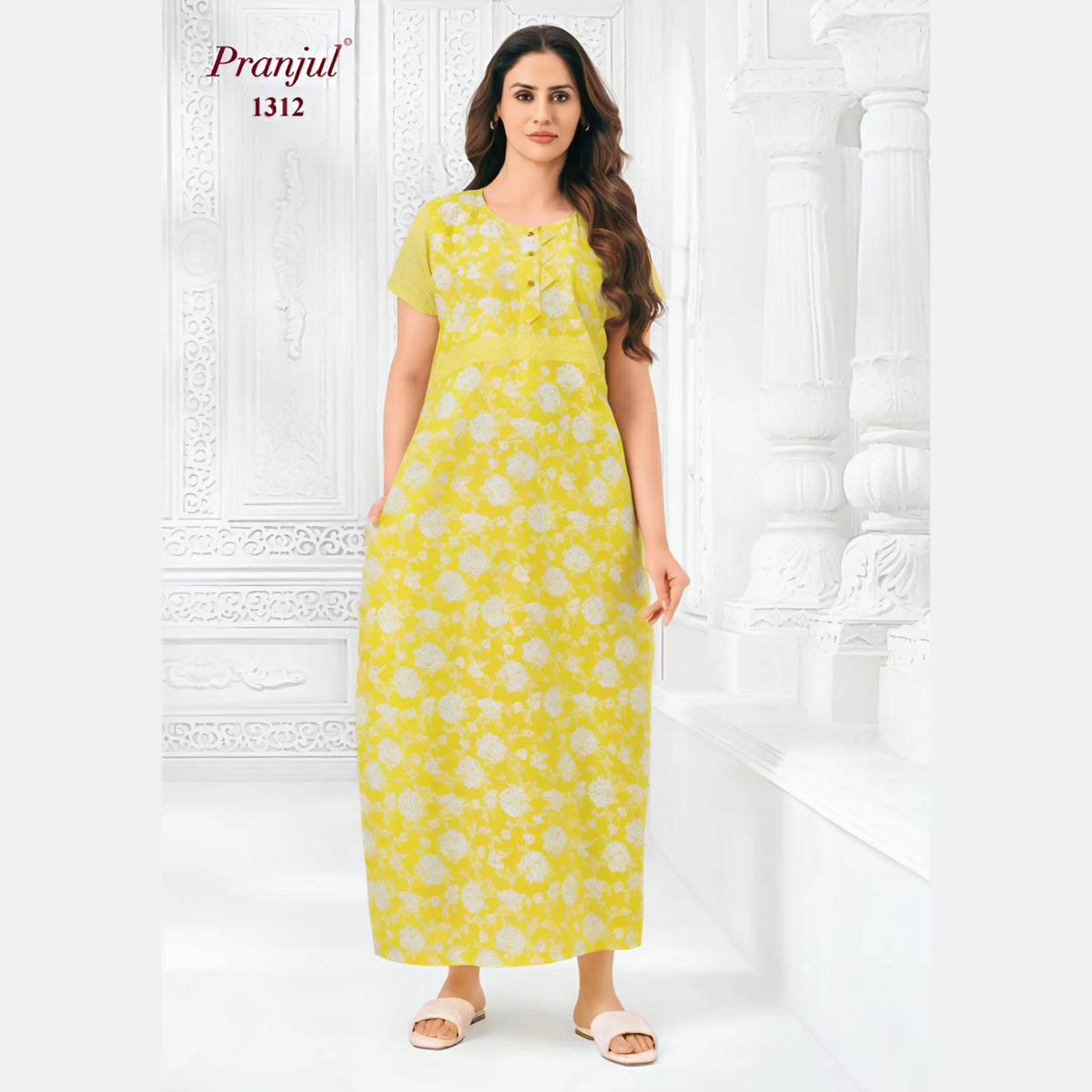 Pranjul Cotton Nighty 1312
