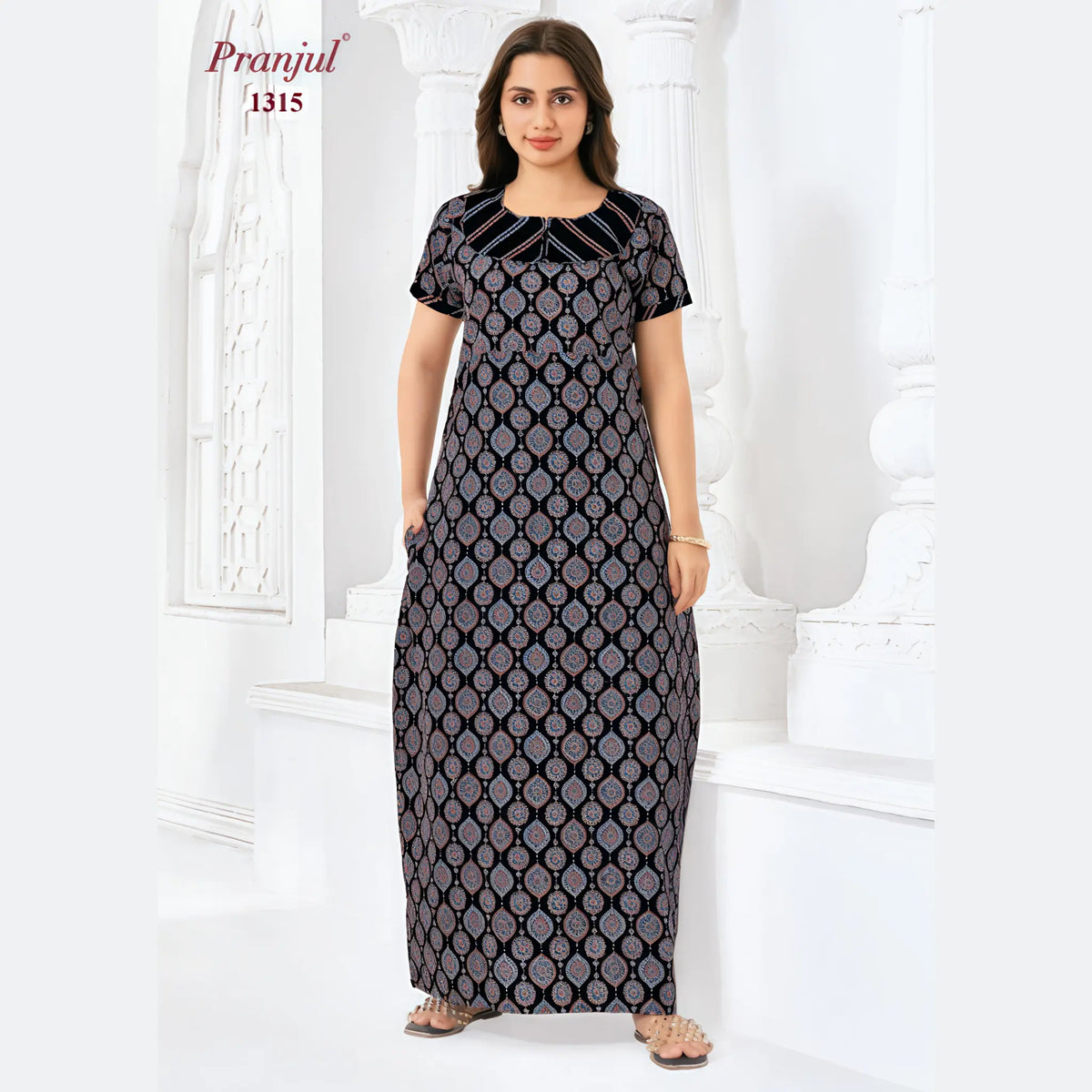 Pranjul Cotton Nighty 1315 Main image