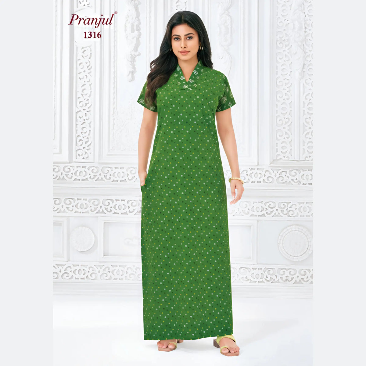 Pranjul Cotton Nighty 1316