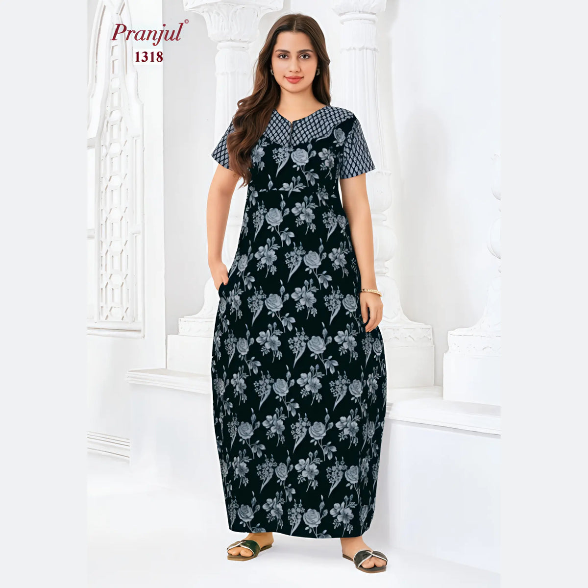 Pranjul Cotton Nighty 1318