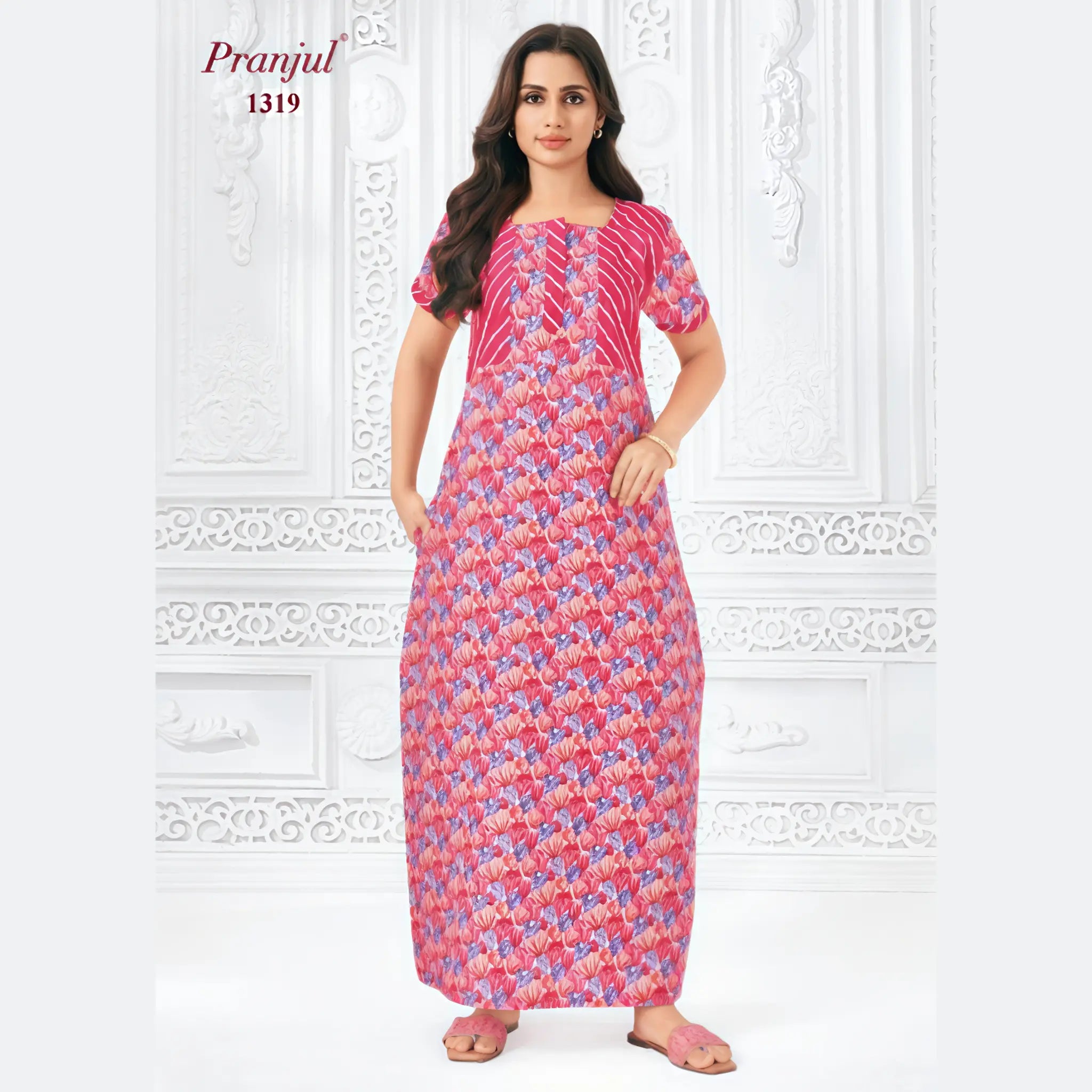 Pranjul Cotton Nighty 1319