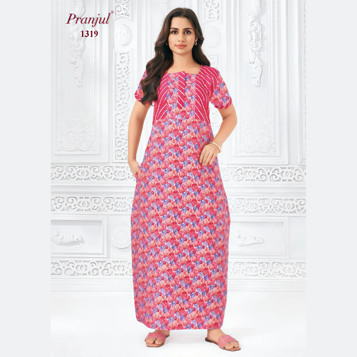 Pranjul Cotton Nighty 1319 Main image