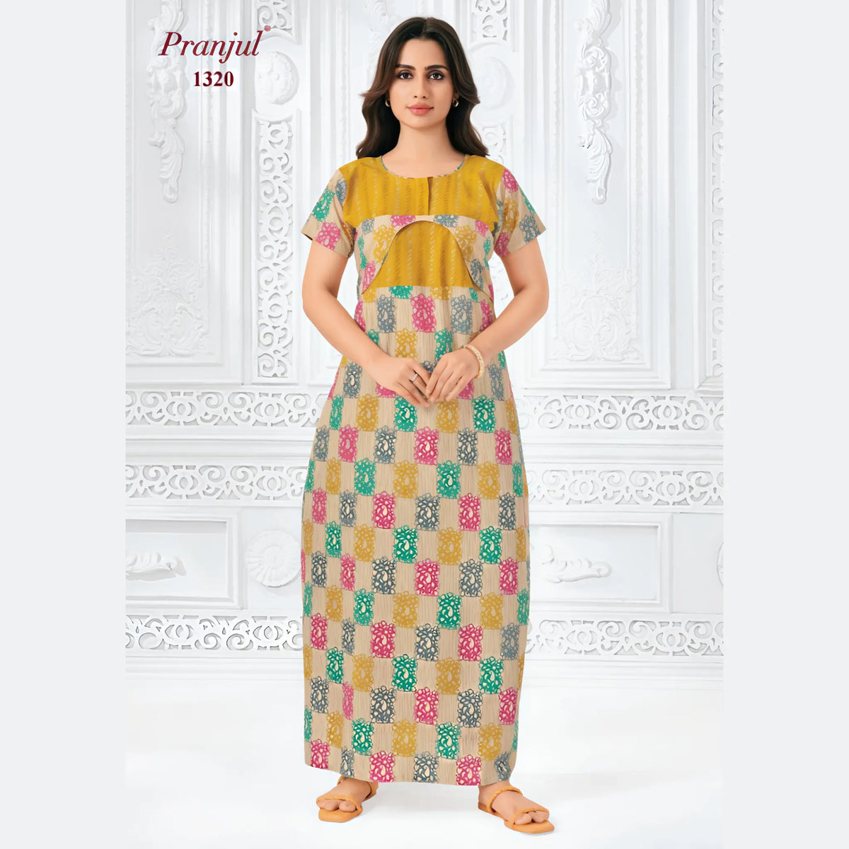 Pranjul Cotton Nighty 1320
