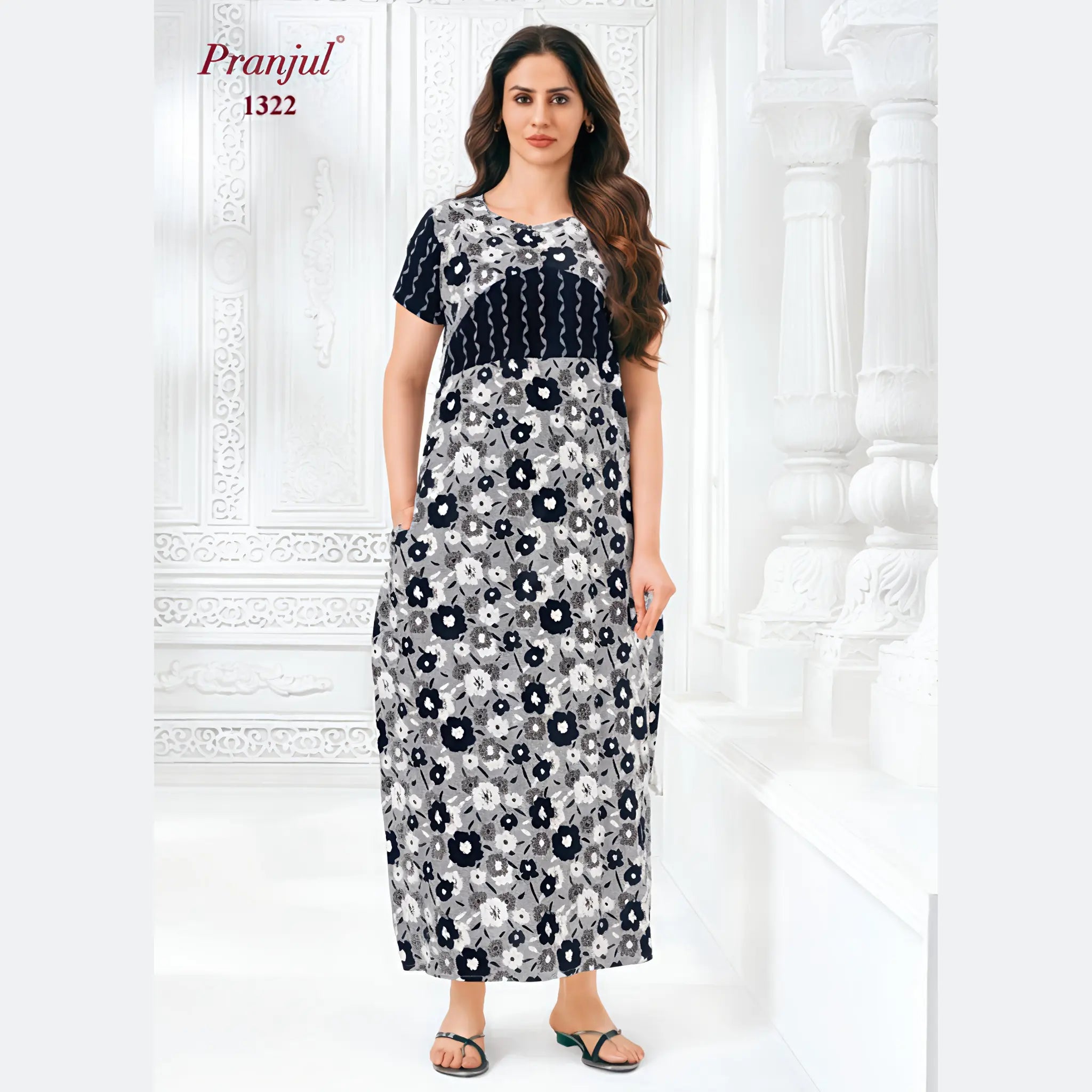 Pranjul Cotton Nighty 1322