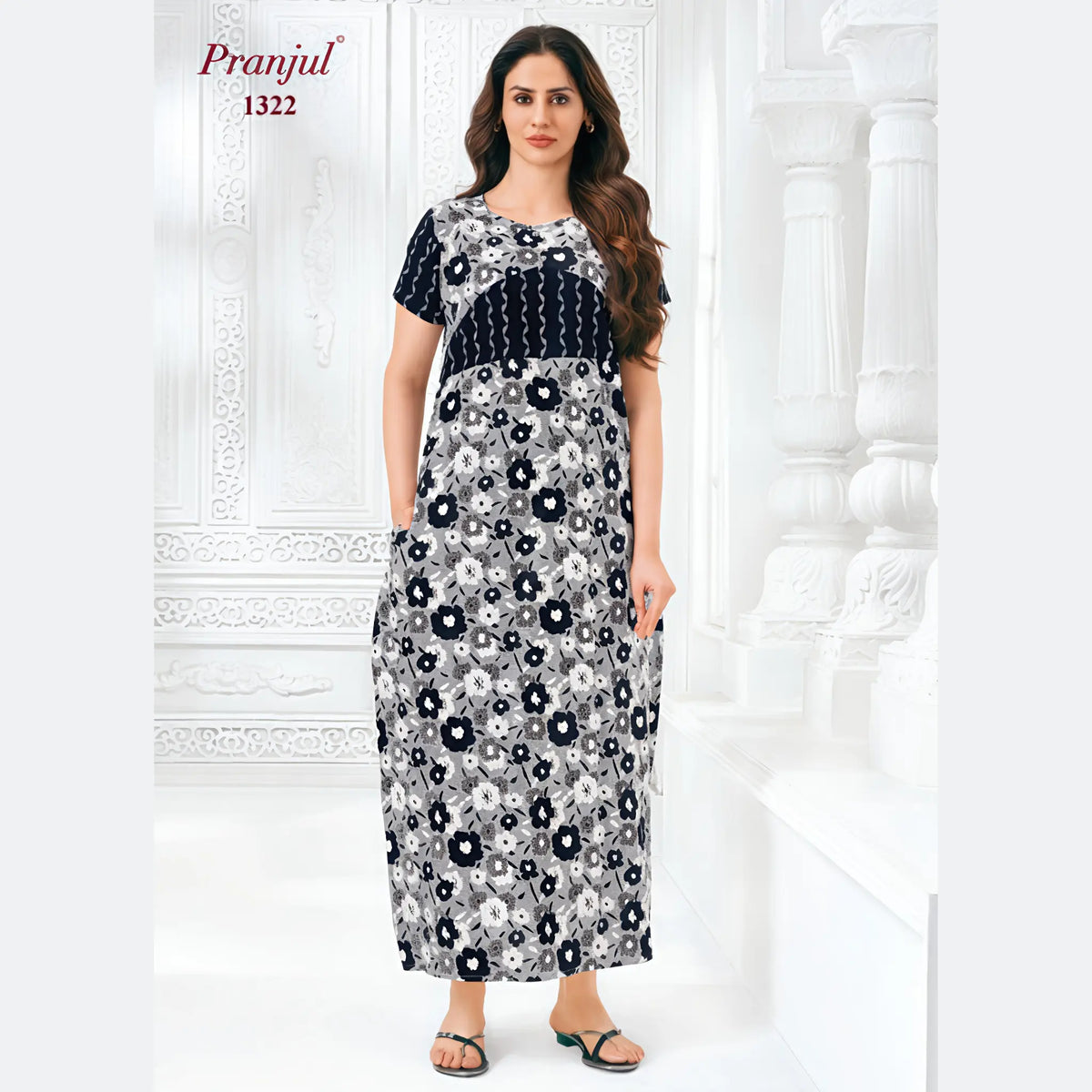 Pranjul Cotton Nighty 1322 Main image