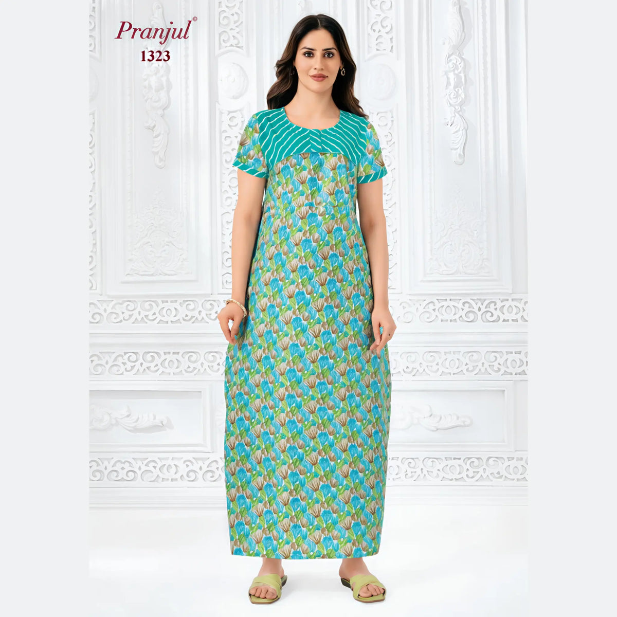 Pranjul Cotton Nighty 1323 Main image