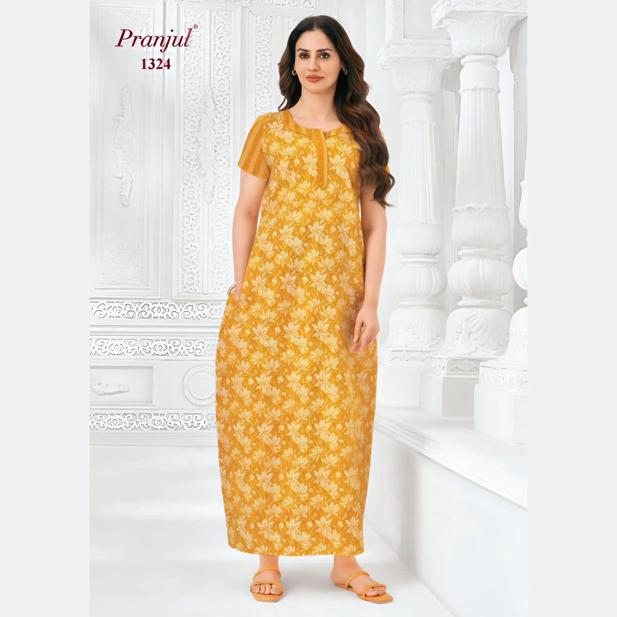 Pranjul Cotton Nighty 1324 Main image