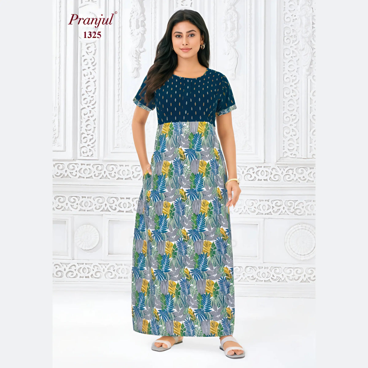 Pranjul Cotton Nighty 1325 Main image