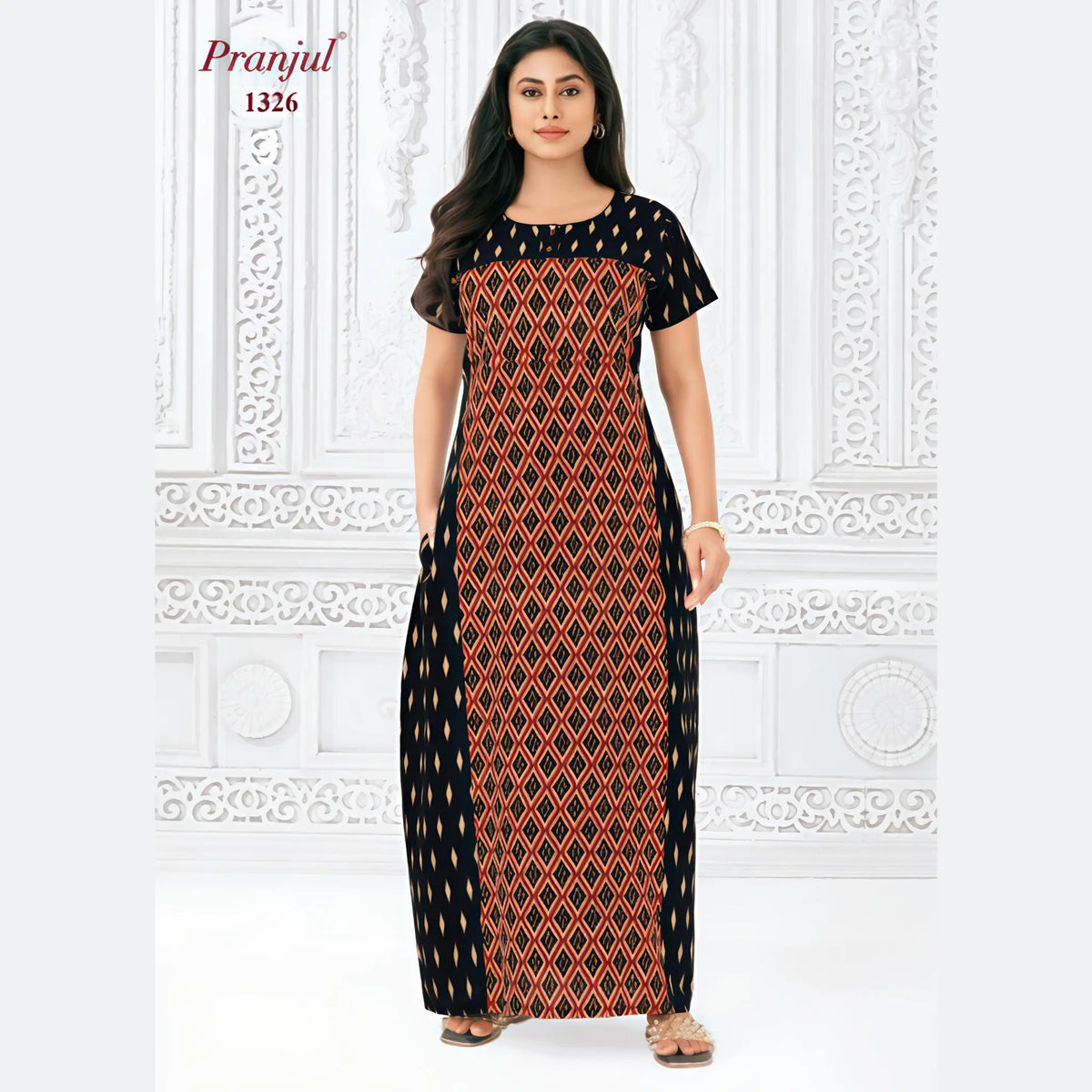 Pranjul Cotton Nighty 1326 Main image
