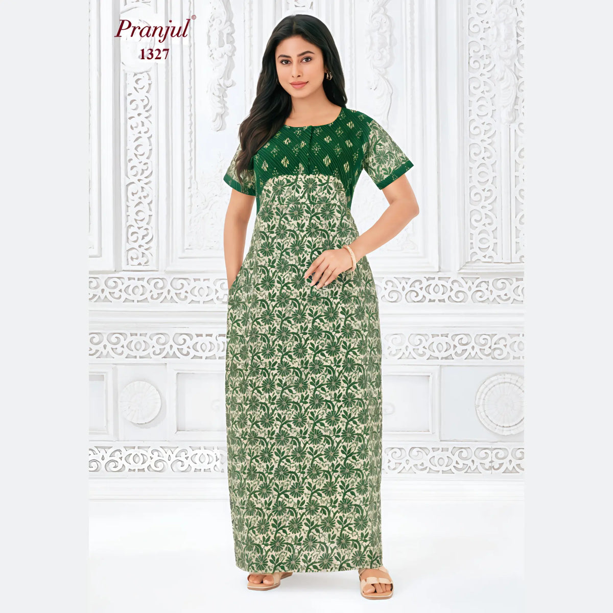 Pranjul Cotton Nighty 1327 Main image