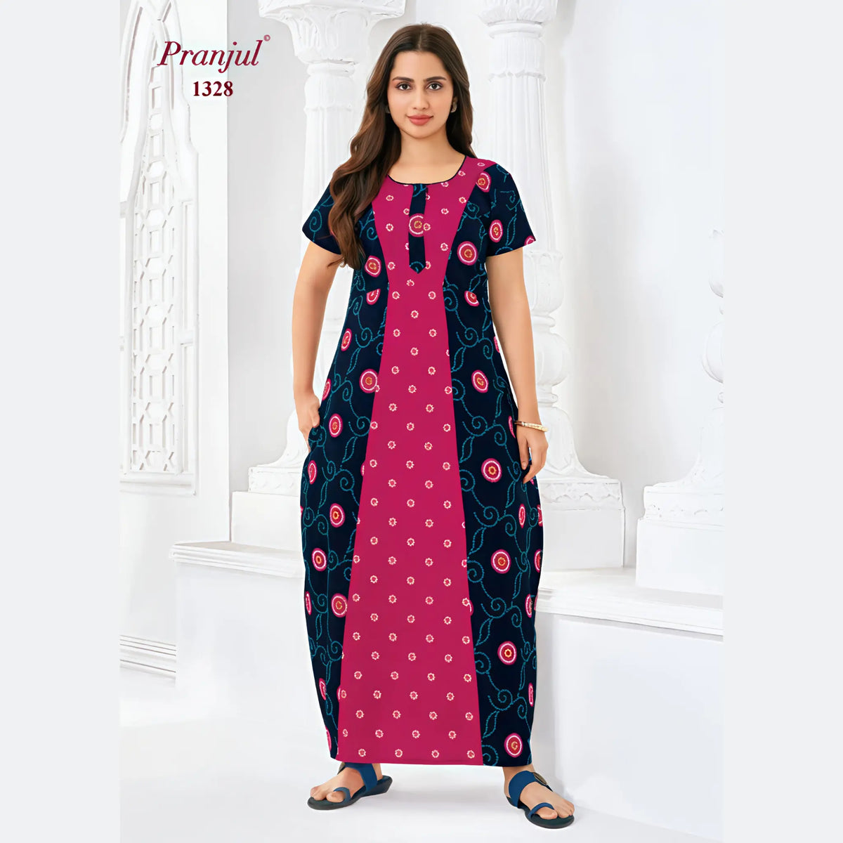 Pranjul Cotton Nighty 1328 Main image