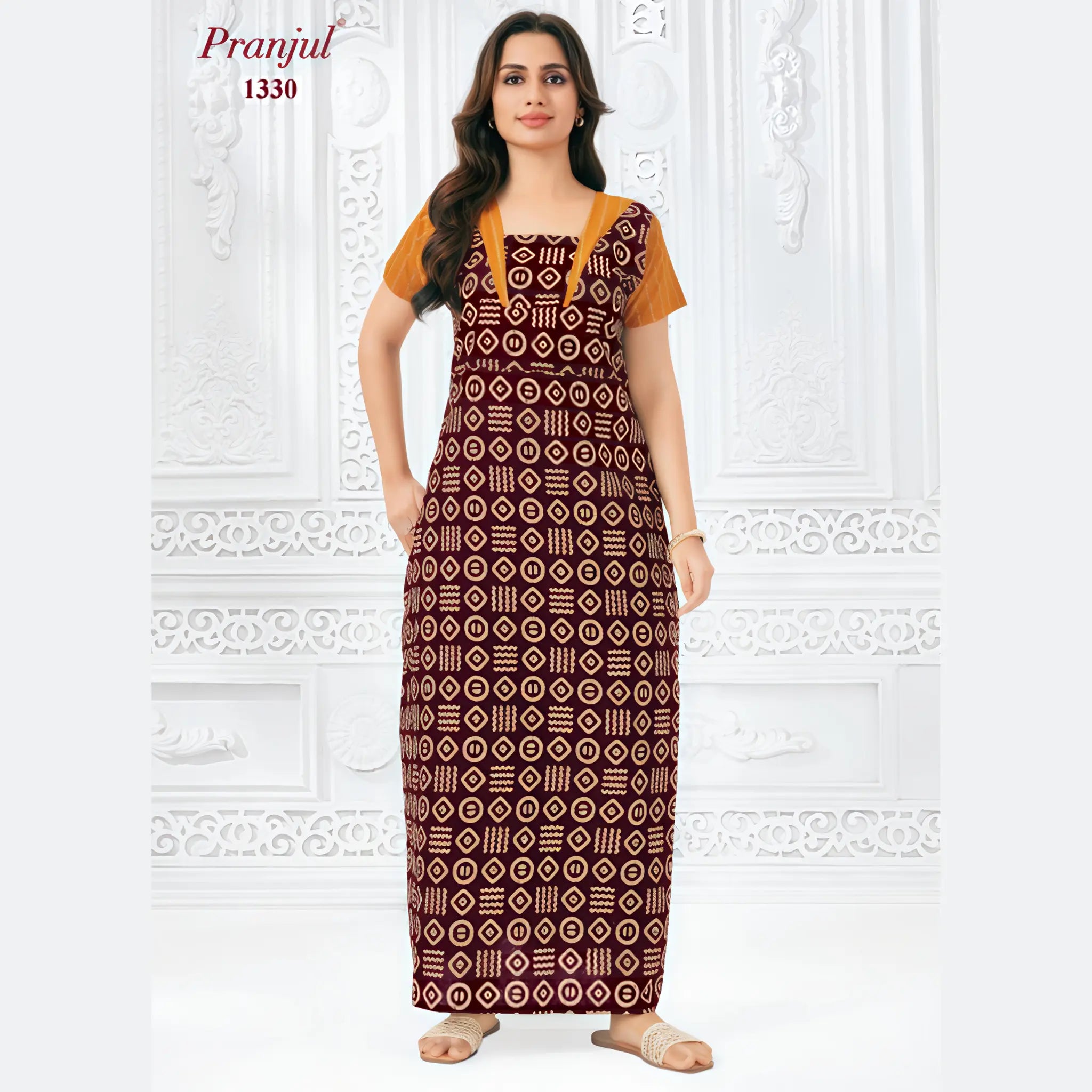 Pranjul Cotton Nighty 1330