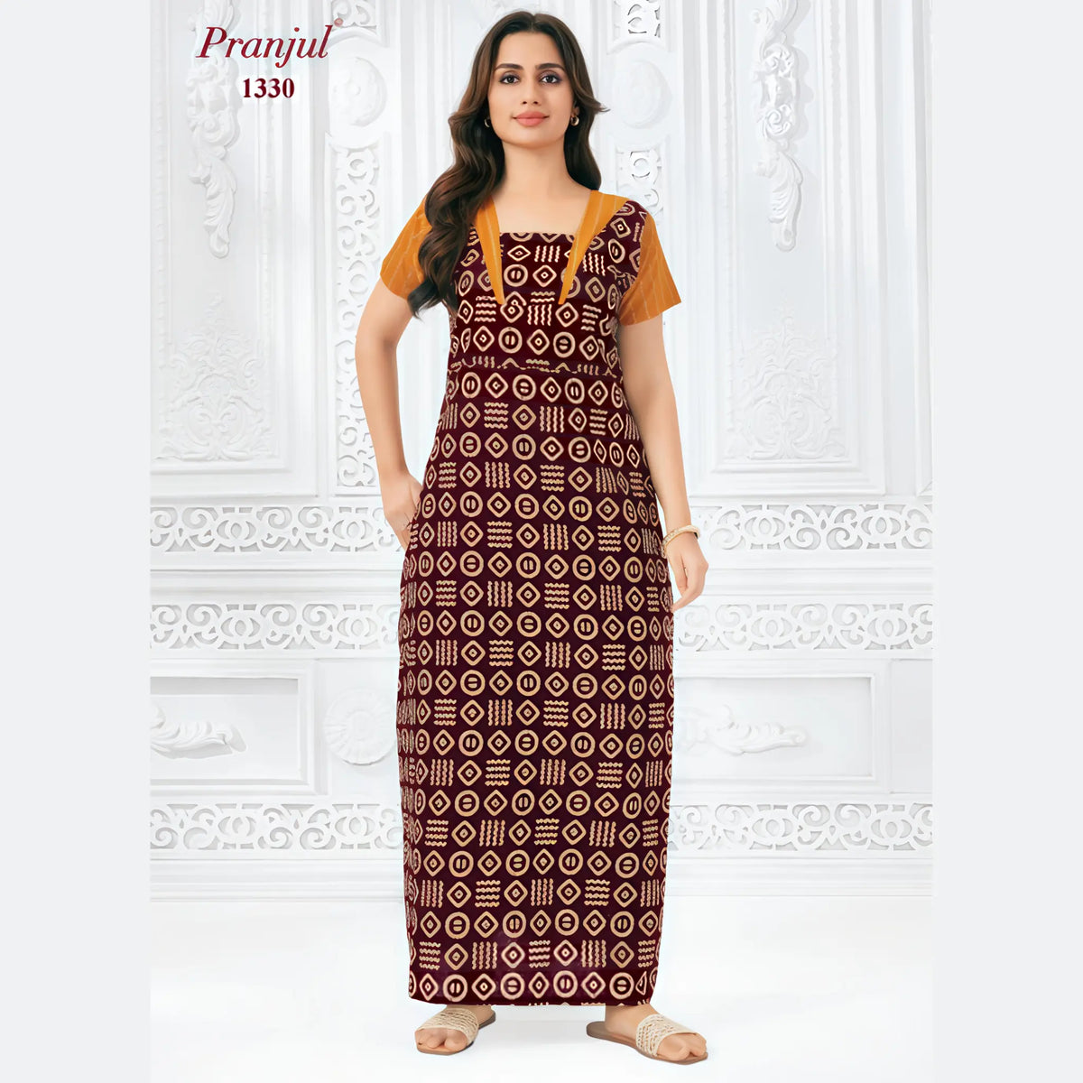 Pranjul Cotton Nighty 1330