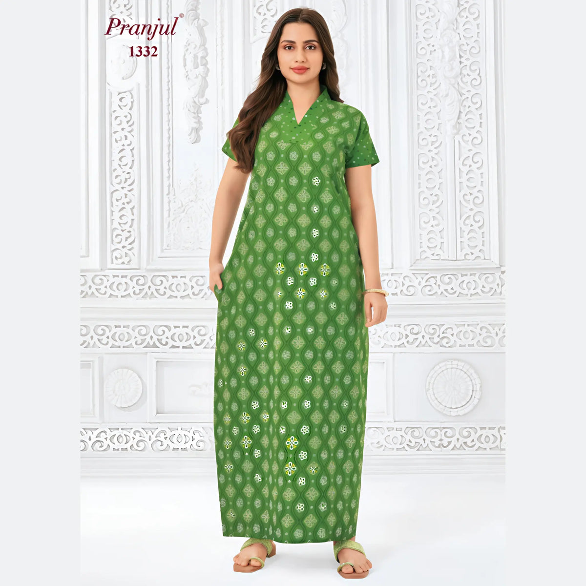 Pranjul Cotton Nighty 1332 Main image