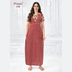 Pranjul Cotton Nighty 1338