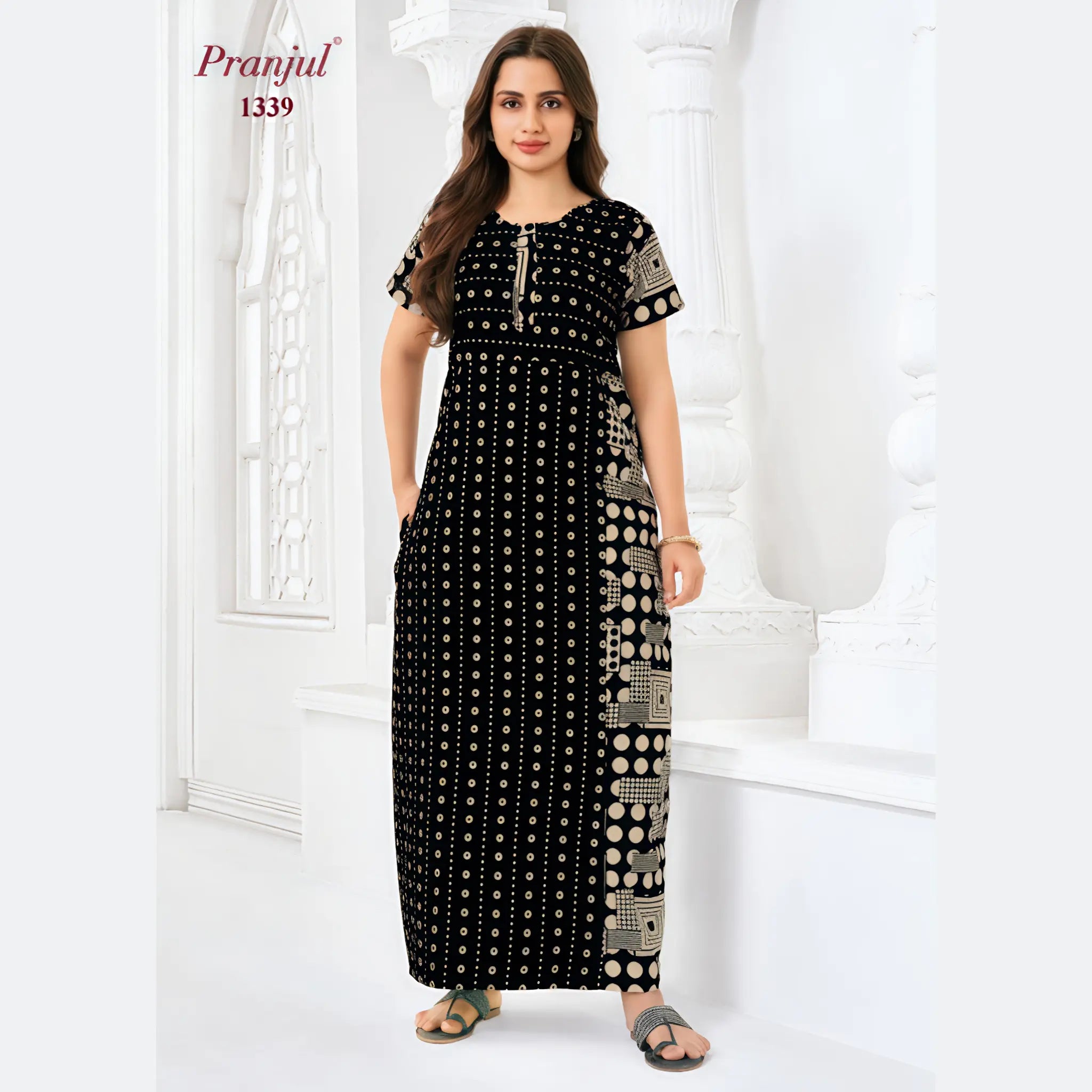 Pranjul Cotton Nighty 1339