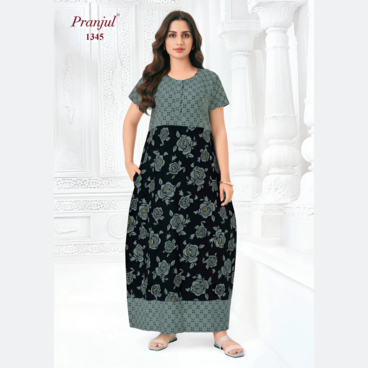 Pranjul Cotton Nighty 1345 Main image