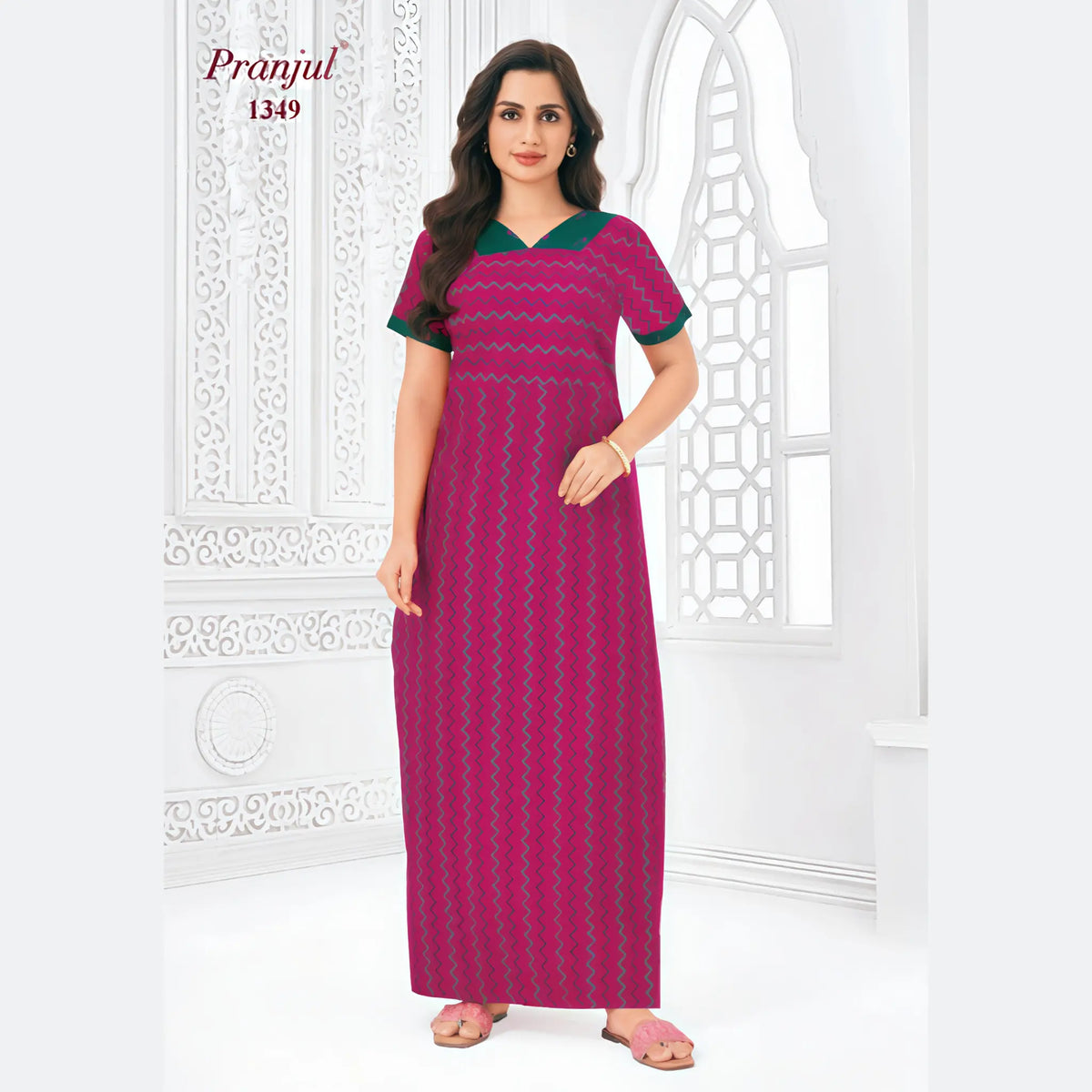 Pranjul Cotton Nighty 1349 Main image