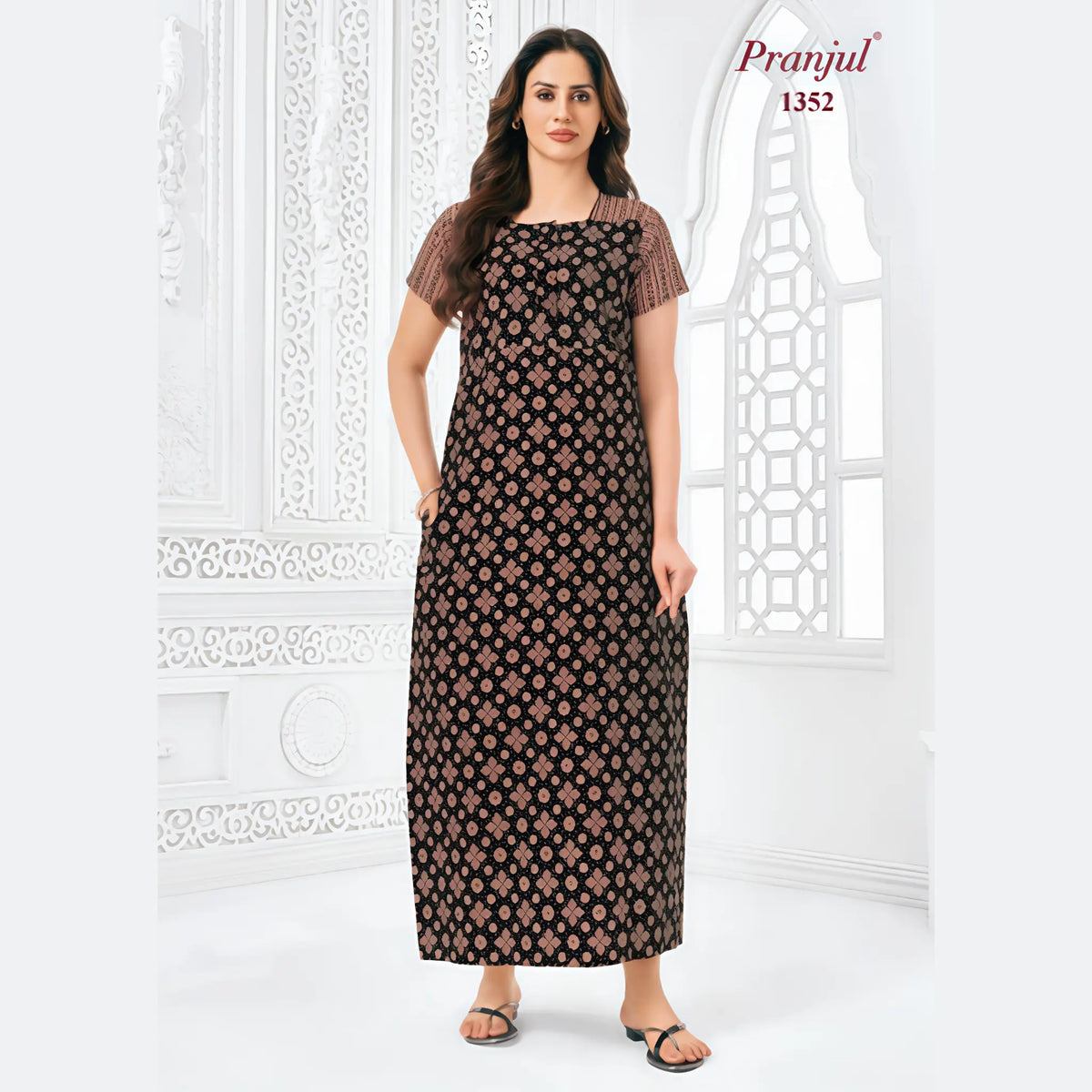 Pranjul Cotton Nighty 1352