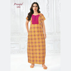 Pranjul Cotton Nighty 1354