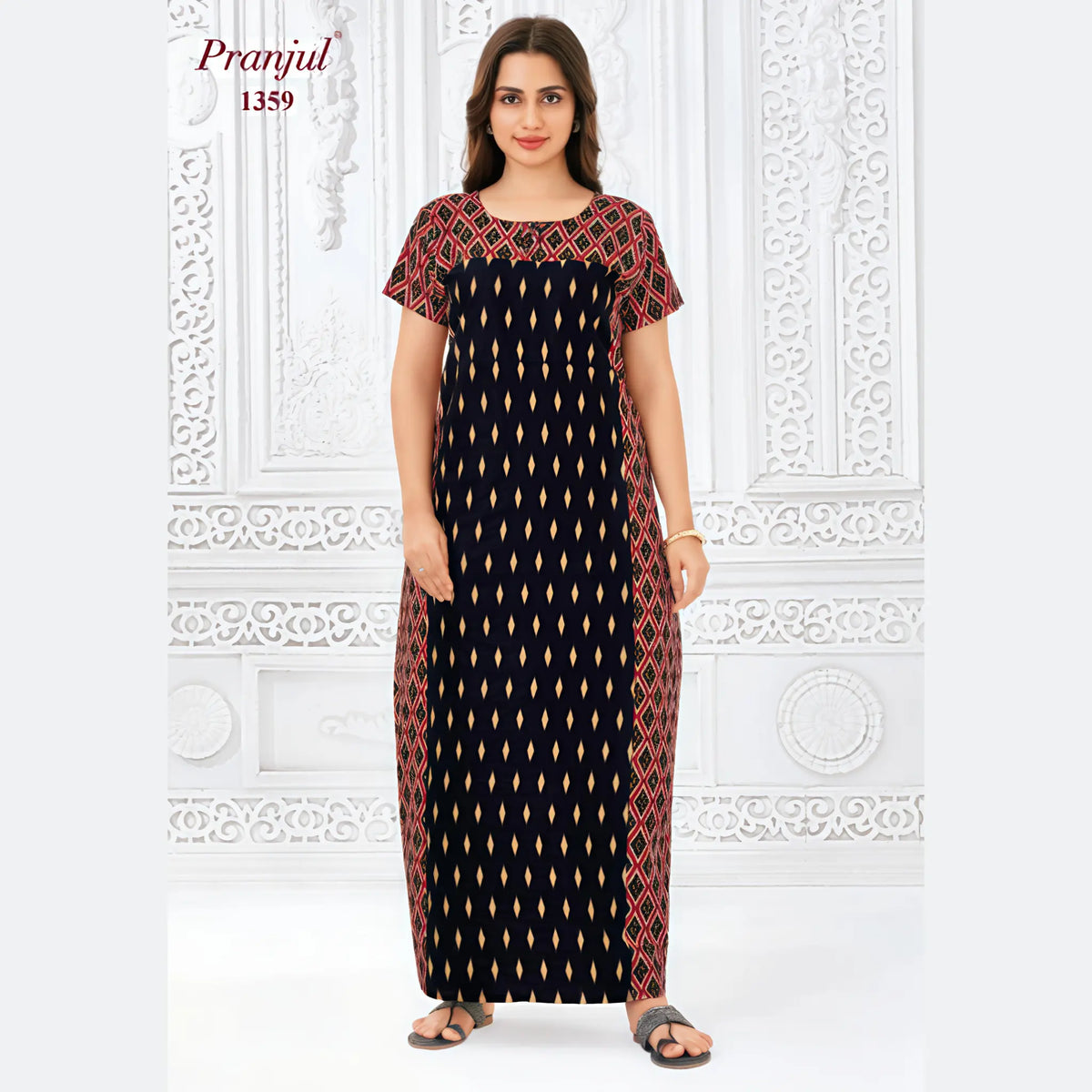 Pranjul Cotton Nighty 1359 Main image