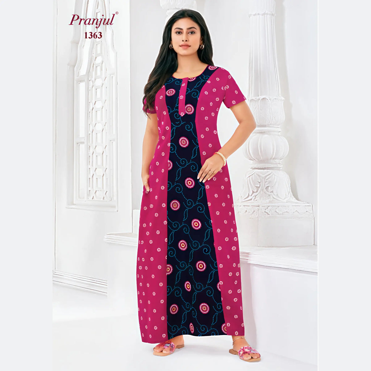 Pranjul Cotton Nighty 1363 Main image