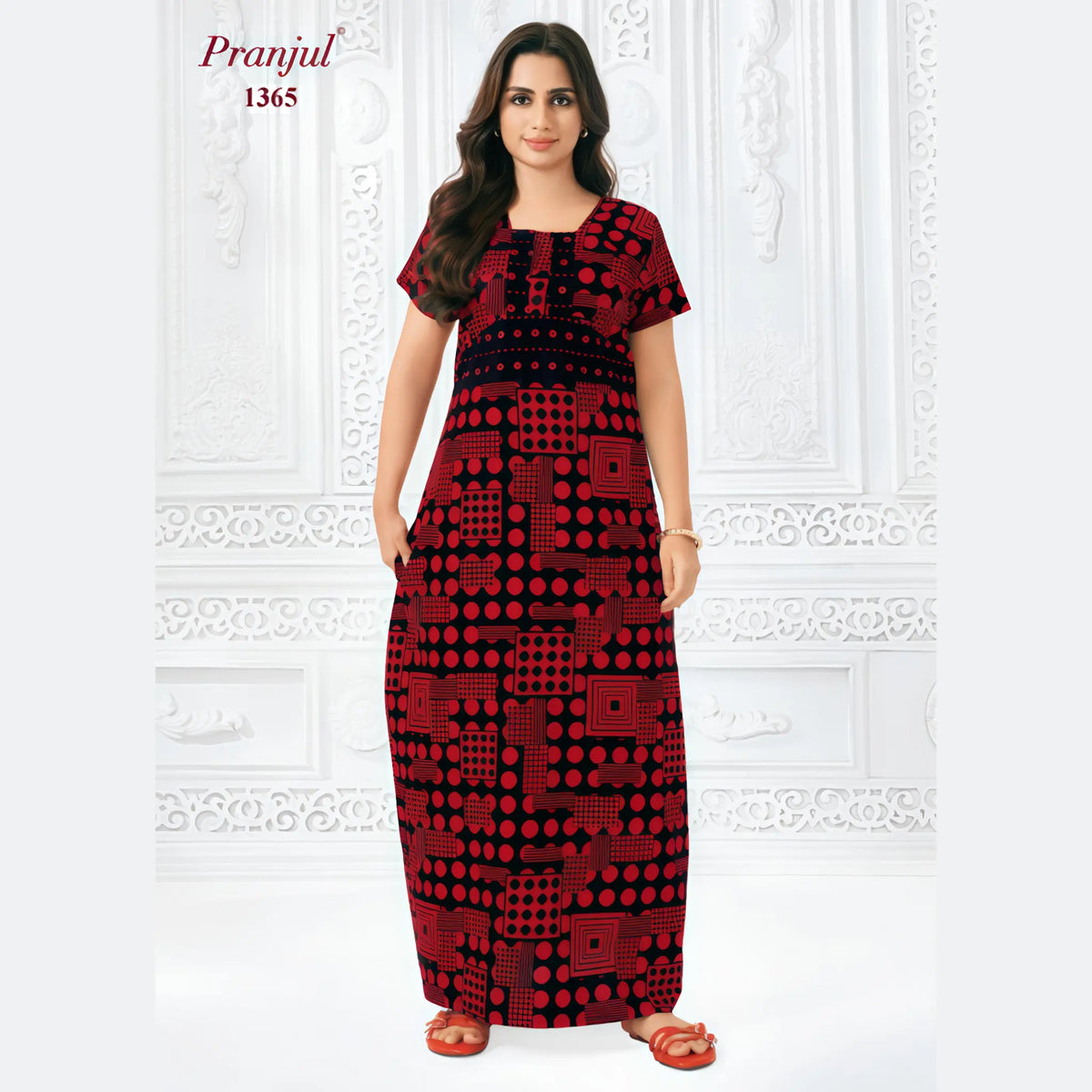 Pranjul Cotton Nighty 1365