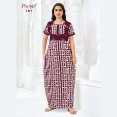 Pranjul Cotton Nighty 1367