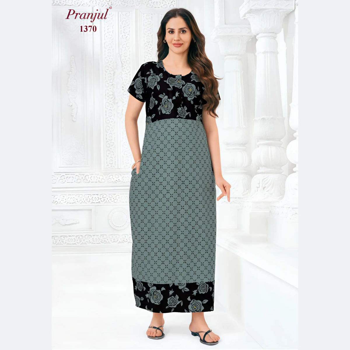 Pranjul Cotton Nighty 1370 Main image