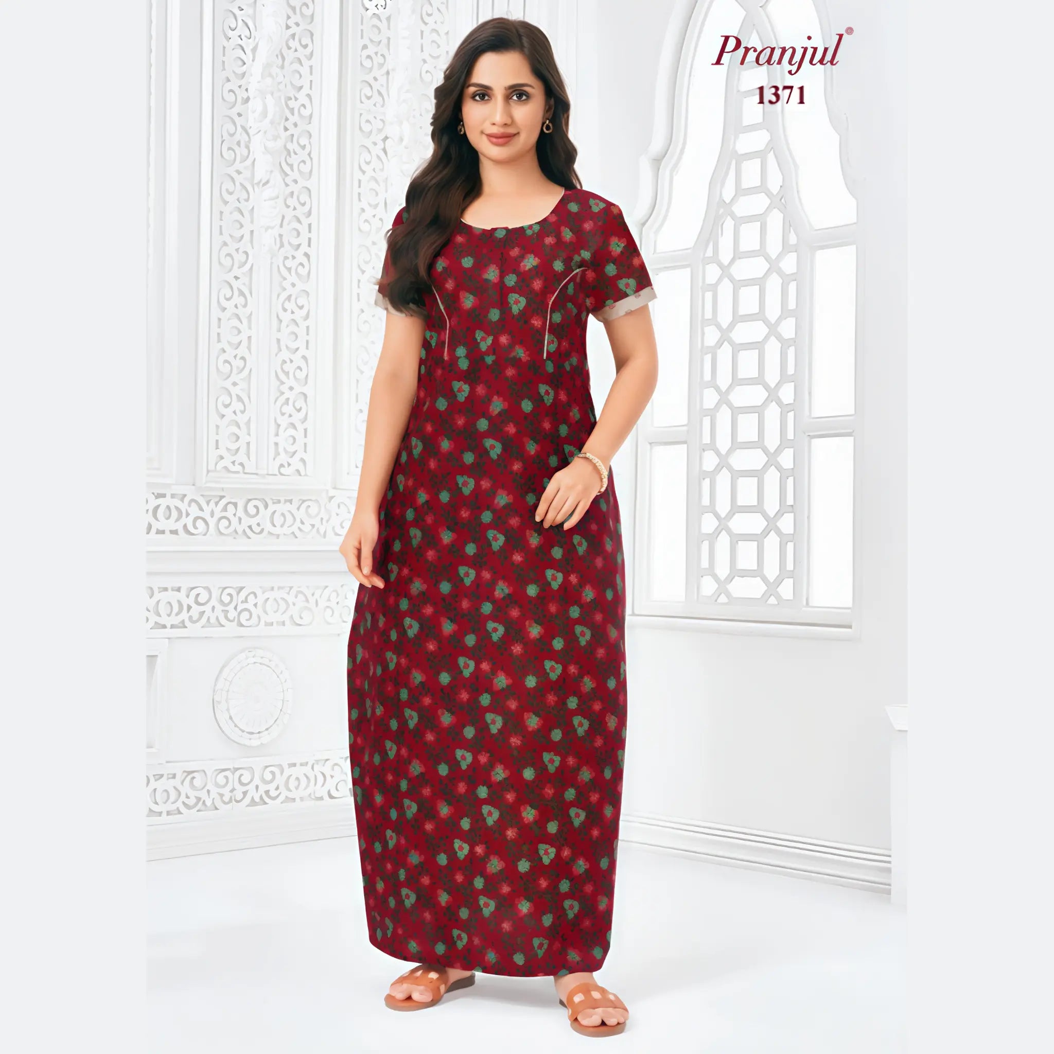 Pranjul Cotton Nighty 1371