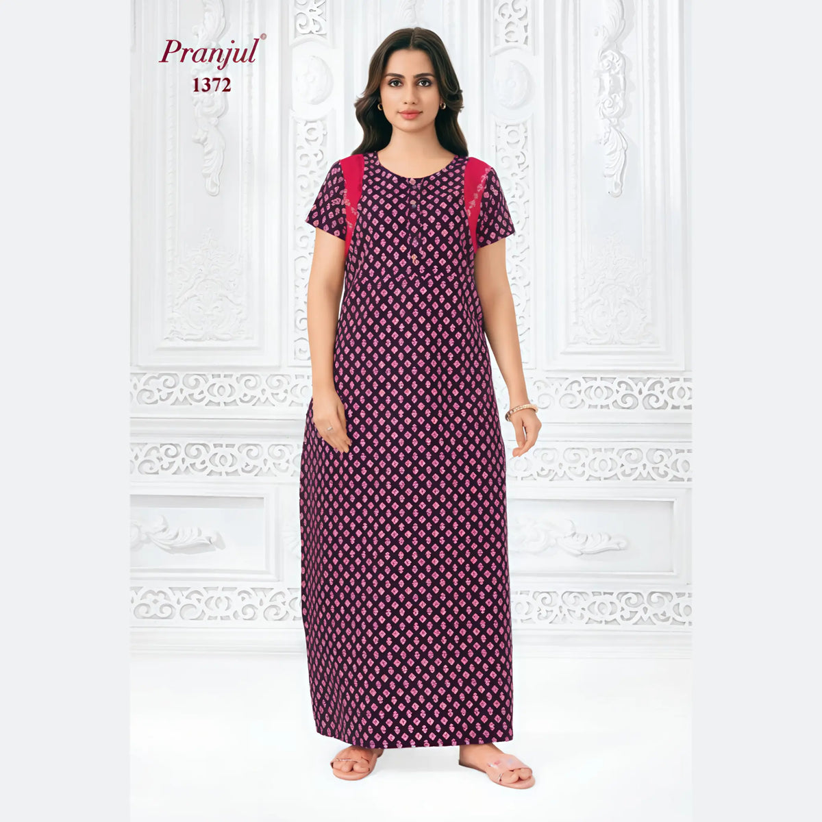 Pranjul Cotton Nighty 1372 Main image