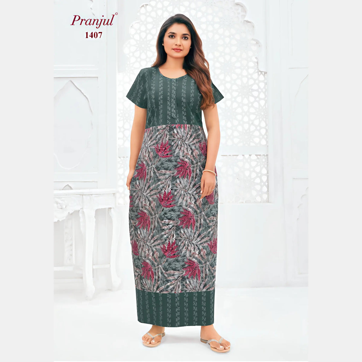 Pranjul Cotton Nighty 1407 Main image