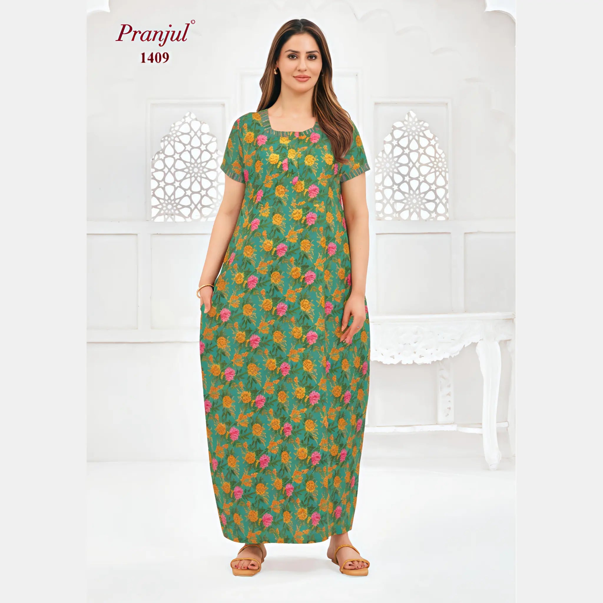 Pranjul Cotton Nighty 1409