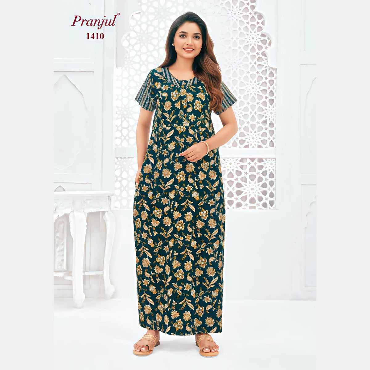 Pranjul Cotton Nighty 1410
