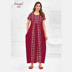 Pranjul Cotton Nighty 1413
